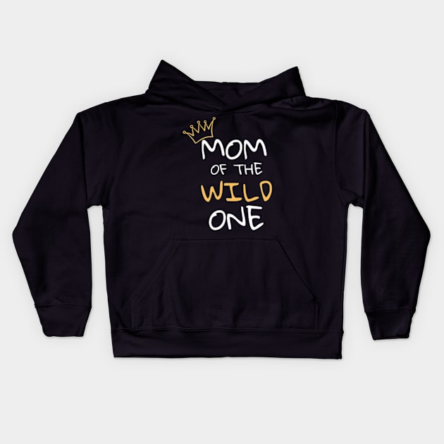 Mom of one year old 1st birthday Kids Hoodie by Life of an Accountant